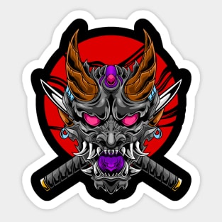 Hannya Mask 02 Sticker